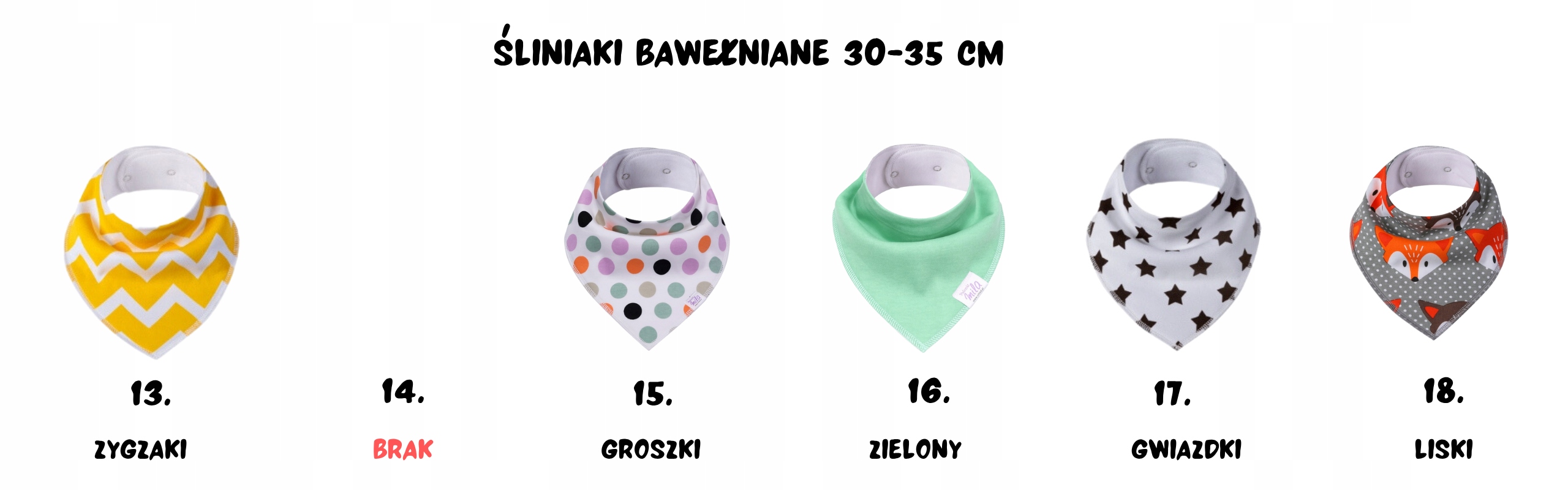 Sliniak Sliniaczek 5szt Bawelniany Bawelna Dziewczynki Duzy Wybor Marka Simed