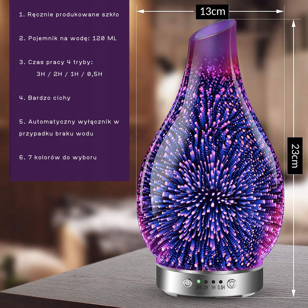 Nawilzacz Ultradzwiekowy Mardecor Led 7 Kolorow 03