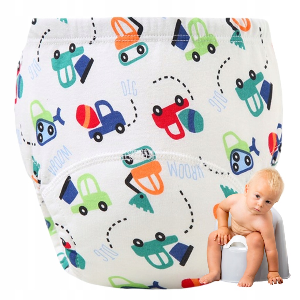 Majteczki Treningowe Do Nauki Nocnika 14 17 Kg 100 Bawelna Koparka