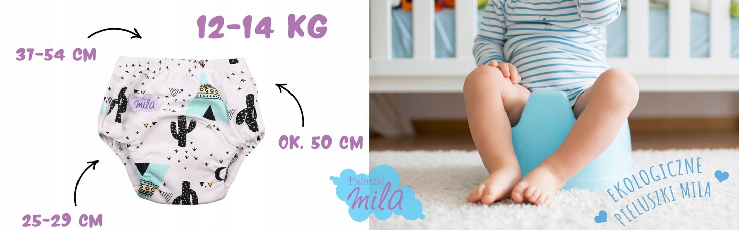 Majtki Treningowe Majteczki Bawelniane 12 14kg 2 Szt Premium Kroliczki Obwod Nozki 25 29 Cm