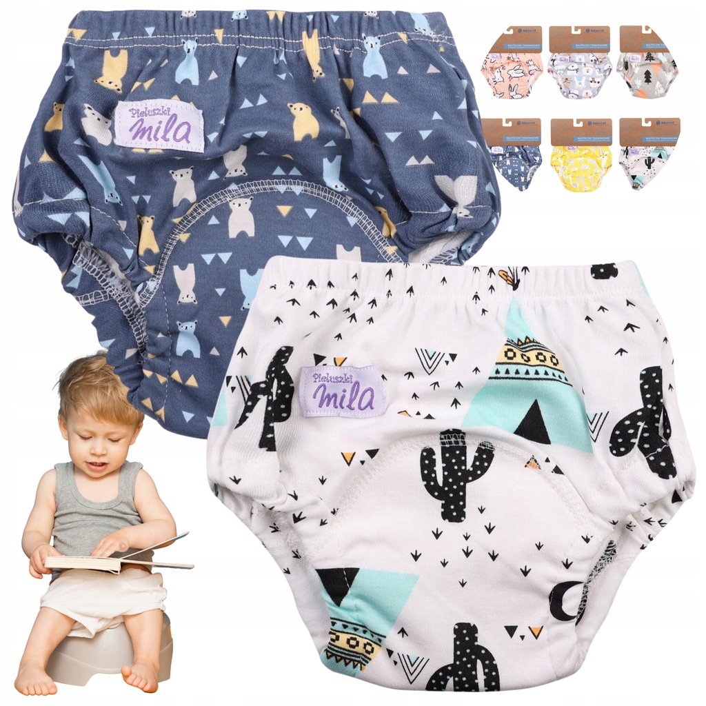 Majtki Treningowe Majteczki Bawelniane 12 14kg 2 Szt Premium Kroliczki Obwod Pasa 45 Cm